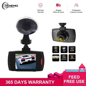 Full HD1080P Automobilių Vaizdo įrašymo DVR Kamera Brūkšnys Cam 2.2 Colių 120 ° Video Registrator Diktofonas, G-sensorius infraraudonųjų SPINDULIŲ Naktinio Matymo Brūkšnys Cam