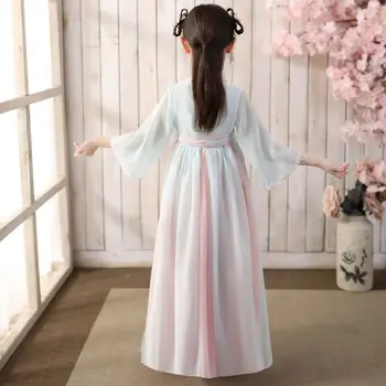 2020 Senovės Hanfu Merginos Rytų Kinijos Kostiumas Vaikams Tradicinės Kinų Suknelė Vaikų Laumės Tang Dinastijos Veiklos Dėvėti