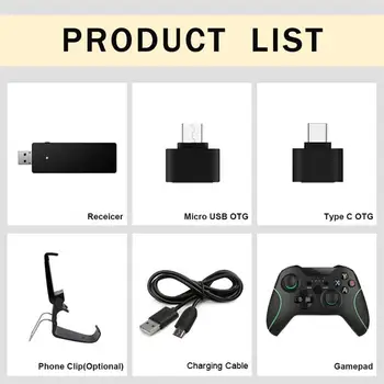 2 Tipų Belaidžio Controle Gamepad w/Imtuvas Xbox Vienas Konsolės PC 