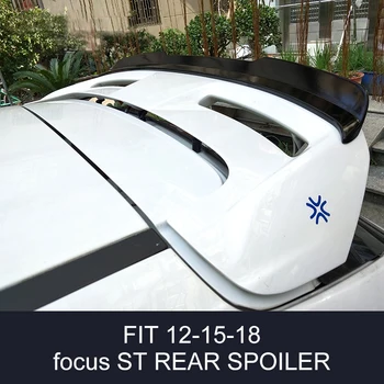Tinka focus ST MK3 Hečbekas 4D mažas spoileris, ABS Tekstūros anglies pluošto auto išorinių Priedų, 2012 m. m. 2016 m. 2017 m. 2018 m.