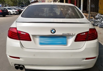BMW M5 520i 528i 530i 535i 525i F10 F18 Spoileris ABS Plastiko Unpainted Spalvos Galinis Spoileris Sparno bagažo skyriaus Dangtis Padengti Automobilio Stiliaus