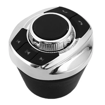 Universalus Automobilių Belaidžio Vairo Valdymo Mygtukas su LED Šviesa 8-pagrindines Funkcijas, Automobilių Android 