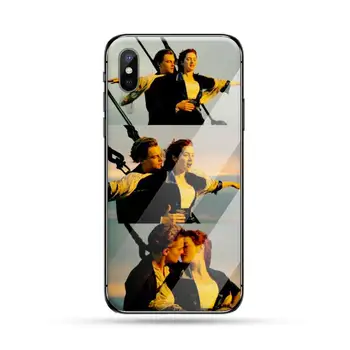Titanikas filmas Telefono dėklas Grūdintas stiklas iphone 6 6S 7 8 plus X XS XR 11 12 mini PRO MAX