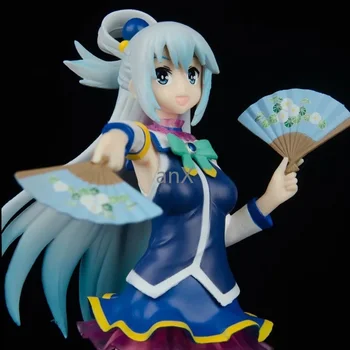20.5 cm Aqua Pav Japonų Anime Pav KonoSuba Dievas laimina Šį Nuostabų Pasaulį Konosuba PVC Veiksmų Lėlės Modelio