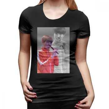 Jhope T-Shirt JHOPE FLEITA - FLASHBACK VER Marškinėliai trumpomis Rankovėmis Gatvės Drabužiai Moterims marškinėlius karinio jūrų Laivyno Didelis Medvilnės Juokinga Ponios Tee Marškinėliai