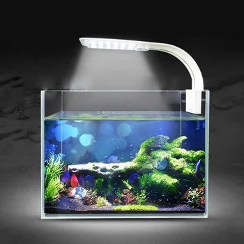 Akvariumas Šviesos Žuvų Bakas, Apsodintas Akvariumas 10W LED Šviesos Akvariumas, LED Apšvietimas, Anti-Rūko Clip-On Luces Šviesos Žibinto Lemputė