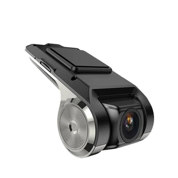Automobilių DVR Camera, Vaizdo magnetofoną, Aukštos raiškos 170°Naktinio Matymo Įrašymo Brūkšnys Cam USB WiFi/GPS/ADAS G-sensorius