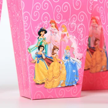 24pcs/daug Princesė tema Pūsti Saldainių Dėžutė Merginos Gimtadienio Dekoracijos Vaikams Kalėdų Malonę Šalies Prekių