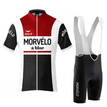 Naujas Morvelo Komanda 2020 M. Dviračių Jersey Rinkiniai MTB Dviratį Dviračiu Kvėpuojantis šortai, Drabužiai Ropa Ciclismo Bicicleta Maillot Kostiumas