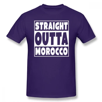 Straight Outta Marokas, Marokas G Vyrų Pagrindinio trumpomis Rankovėmis T-Shirt, Derliaus R178 Marškinėlius JAV Dydis