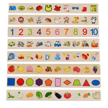 Matematikos Žinių Klasifikavimo Pažinimo Atitikimo Montessori Vaikai Ankstyvojo Ugdymo Sužinoti Žaislas Medienos dėžė Dovanos Vaikams