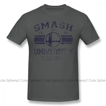 Smash Bros Marškinėliai Sutriuškinti Universiteto T-Shirt Spausdinti 5x Tee Marškinėliai trumpomis Rankovėmis Vyrams Mielas Klasikinis Medvilnės Marškinėlius