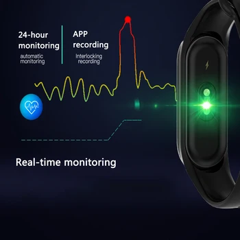 2020 KARŠTO PARDAVIMO Kūno Temperatūra Smart Žiūrėti M4pro Fitness Tracker Pedometer Širdies ritmas, Kraujo Spaudimo Monitorius 