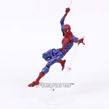 Revoltech Serija NR. 002 žmogus-Voras The Amazing Spider Vyras PVC Veiksmų Skaičius, Kolekcines, Modelis Žaislas 16cm