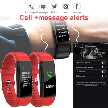 Širdies Ritmo Stebėjimo Žingsnis Skaičius Smart Apyrankę Sporto Smart Watch Kraujo Spaudimas Fitness Tracker Smart Apyrankė