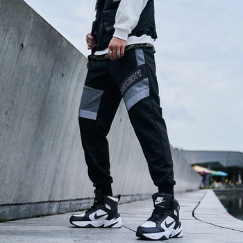 SingleRoad Mens Sweatpants Vyrų Mados 2020 Kratinys Poilsiu Hip-Hop Japonijos Streetwear Kelnės Korėjos Haremo Kelnės Vyrams