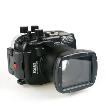 40m 130ft Vandeniui Dėžutės po vandeniu Būsto Fotoaparatas, Nardymo Atveju Canon EOS M M2 M3 EOS M EOS-M2 EOS-M3 EOS M II III Maišelį Dangtis