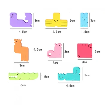 Kūdikių Medinis Žaislas Tetris Gyvūnų Galvosūkiai Spalvinga Tangram Dėlionės Valdybos Vaikai Vaikai Magination Intelektinės Švietimo Žaislai, Dovanos