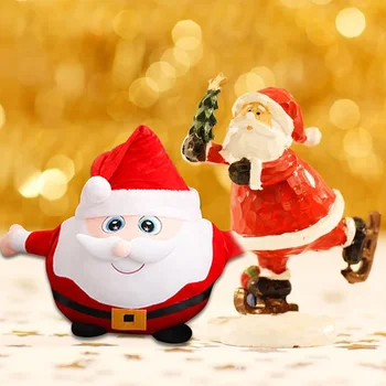 Santa Claus Elektros Žaislas Įdomus Daugiafunkcį Santa Lėlės Su Šviesos Muzika Briedžių Pliušinis Žaislas Kalėdinių Partija Pasisako Vaikams