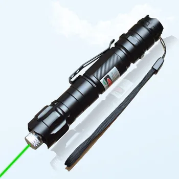 Nešiojamų Žalia Lazerinis Žymeklis Didelės Galios Daugkartinio Modelis Focus Lazerio Akyse Laserpointer Žibintuvėlis Medžioklės Žalias Lazeris Pen