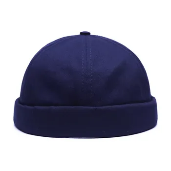 Naujas sailor saulės skrybėlę Dailininko skrybėlę retro laukinių melionas odos skrybėlę vientisos spalvos medvilnės unisex skrybėlės vasaros mados Atsitiktinis sporto kepurės