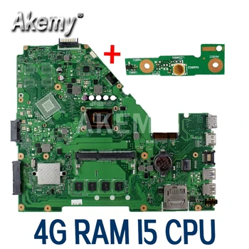 Amazoon X550CA Nešiojamojo kompiuterio motininė plokštė, Skirta Asus X550CA X550CC X550CL R510C Y581C X550C X550 Bandymo originalus mainboard 4GB RAM, i5 cpu