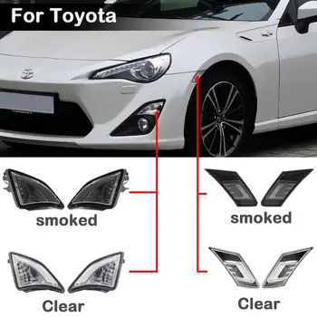 Toyota GT86 Scion FRS 2013-iki Aišku, ar rūkyti objektyvas LED šoniniai gabaritiniai posūkio signalo lemputė posūkis
