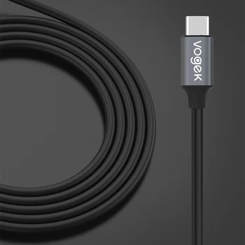 Vogek 3A USB Telefono Kabelį su LED Skaitmeninis Ekranas Tipas, C, Micro USB Duomenų Kabelį, Greito Įkrovimo 
