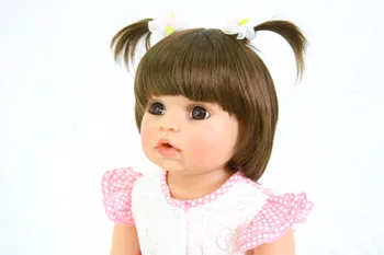 55cm Full Body Silikono Reborn Baby Lėlės Mergaitėms Vinilo Naujagimių Princesė Kūdikių Lėlės Gimtadienio Dovana Vaikui Maudytis Žaisti Žaislų Namai