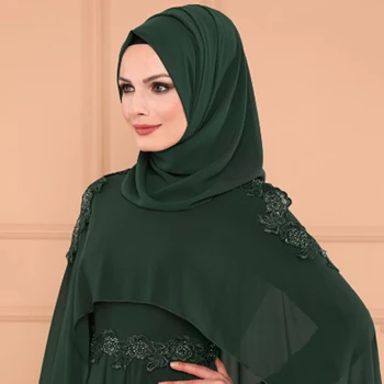 Musulmonų Abaja Suknelė Moteris Derliaus Islamo Drabužių Elegantiškas Nėrinių Plisuotos Kaftan Dubajus Turkijos Ilgomis Rankovėmis Suknelės, Šaliai