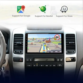 JOYINCAR 2+32G Android 9.1 Automobilių DVD multimedijos grotuvo Toyota Land Cruiser 120 Prado LC120 automobilio radijo, GPS navigacijos autoradio