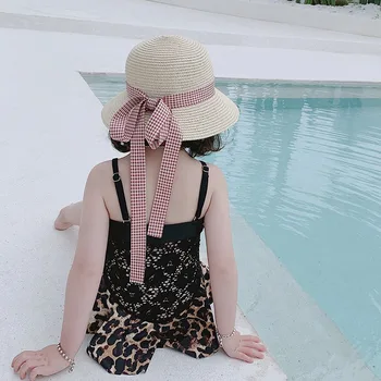 Vasaros nauja vaikų vientisas maudymosi kostiumėlį merginos bikini princesė leopard sijonas maudymosi kostiumėlį, maudymosi kostiumai vaikams