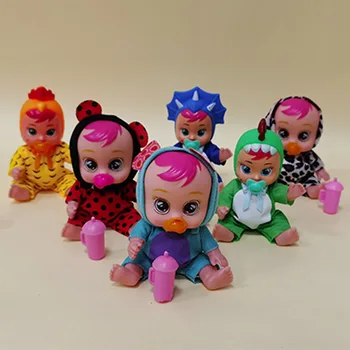 Karšto parduodu 5 colių silikono vienaragis kūdikių atgimimo aukštos kokybės magija ašaros verkia baby doll house žaislai vaikams dovanos