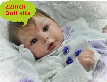 NPK Reborn Baby Pelėsių Atgimsta Lėlės, Rinkiniai Visą Silikono Unpainted Lėlės Dalys 