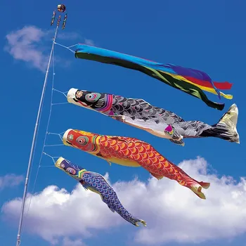 Nemokamas pristatymas Koinobori Japonijos Karpis streamer Vėjo Kojinės Koi nobori Žuvų Šaligatvio Aitvaras Vėliavos Japonijos koinobori Vaikų Diena