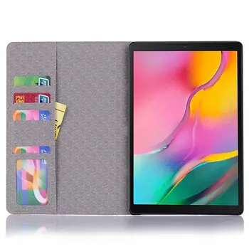 Apversti Coque Verslo Tablet Case For Samsung Galaxy Tab 10.1 colių (2019 m.) Odos Galinį Dangtelį SM-T510 SM-T515 T510 T515 Funda