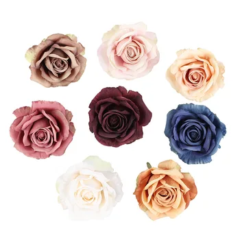 50pcs Dirbtinės Gėlės Aukštos Kokybės Padirbtų Rožės Vestuvių Nuotakos Patvirtinimo Priedai Dekoratyvinis Namų Dekoro 