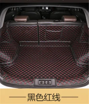 Už Jeep Compass 2017-2020 3D trimatis PU uodega dėžutės apsaugos kilimų trinkelėmis kamieno bagažo trinkelėmis, Automobilių stilius