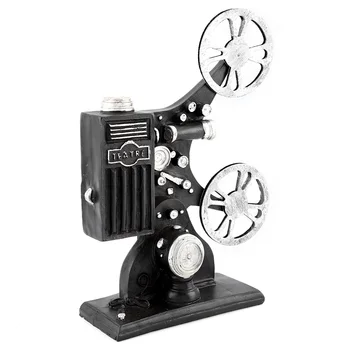 Nostalgišką Retro Kino Projektoriaus Modelis Rekvizitai Kūrybinės Kino Fotografavimo Papuošalai Dervos Amatų Namų Puošybos Amatus