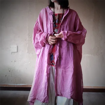 Originalus bauda ramės (kiniškosios dilgėlės) marškinėliai moterų vidutinio ilgio prarasti retro Juoktis Kaklo palaidinė kietas vasaros plonas kailis