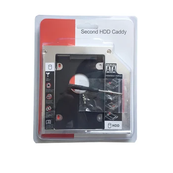 9.5 MM 2 HD HDD SSD Kietąjį Diską Caddy Fujitsu Lifebook E733 E734 E754 E734 E743 (Dovanų Optinis įrenginys bezel )