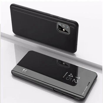 Samsung Galaxy S20 FE Atveju 2020 Prabangių Mados Odos Veidrodis, Flip Case for Samsung S20 FE S 20 S20FE Telefono Atvejais Coque