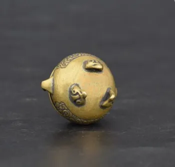 Kinijos gryno žalvario Mažas smilkalų degiklis mažas statula