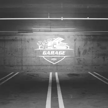 Retro Klasika Garažo Sienų Lipdukai Automobilių Paslaugos Decal Garažo Apdaila A001121