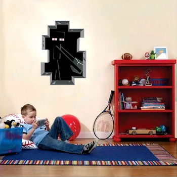3D Animaciją Steve Sienų Lipdukai namų puošybos reikmenys, Dovanos Vaikams sienų lipdukai vaikams kambariai