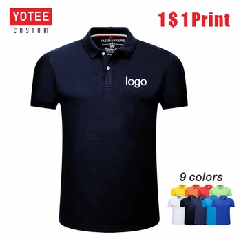 YOTEE vasaros multi-stiliaus tendencijos užsakymą kvėpuojantis POLO marškinėliai, vyriški LOGOTIPAS užsakymą viršų