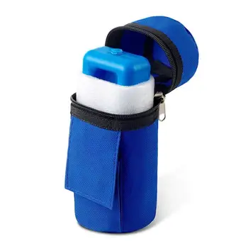 Nešiojamų Insulino Šaltai Zip Pakuotės Insulino Ice Box Aušintuvas Atveju, Atsparus Smūgiams Zip-Lock Organizatorius Krepšiai Saugojimo Krepšys
