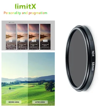 LimitX Priedai Pluoštas UV CPL ND4 Filtro ir 3 Pakuotės Filtro Atveju, Panasonic Lumix FZ80 FZ82 FZ83 FZ85 Skaitmeninis Fotoaparatas