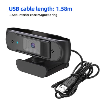 USB Webcam w/ Built-in Mikrofono S2 5MP Privatumo Padengti Namų Kompiuterio Saugumą Dalys Nešiojamojo KOMPIUTERIO TV