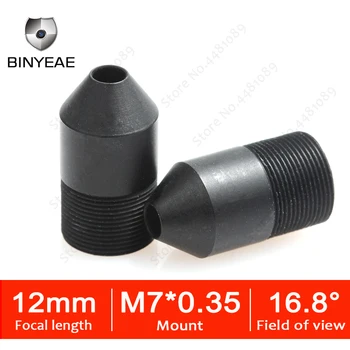 BINYEAE m7 Hd 12mm Objektyvas 1.3 Megapikselių HD Mini Pinhole Objektyvas M7 Mount Kameros Objektyvas 1/3